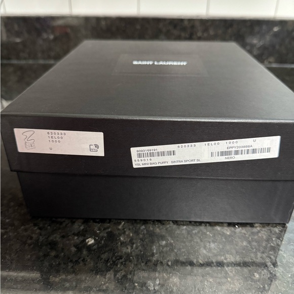 YSL SAINT LAURENT ENVELOPE SMALL QUILTED LEATHER CROSSBODY BAG - Picture 8 of 13